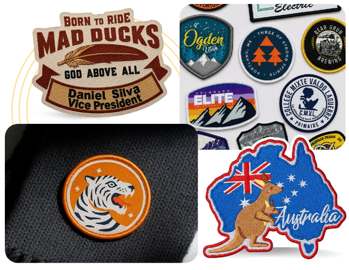 High-Quality Woven Patches