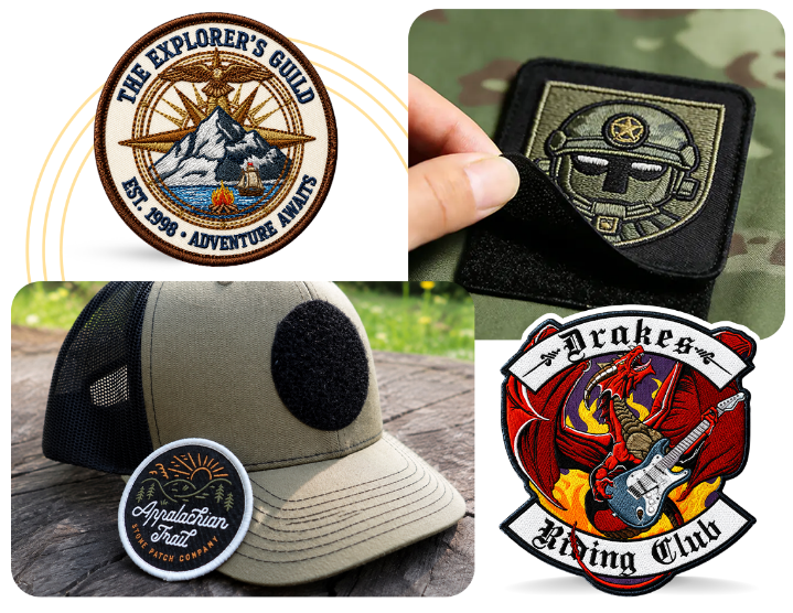 PVC Velcro Patches PVC Velcro Patches
